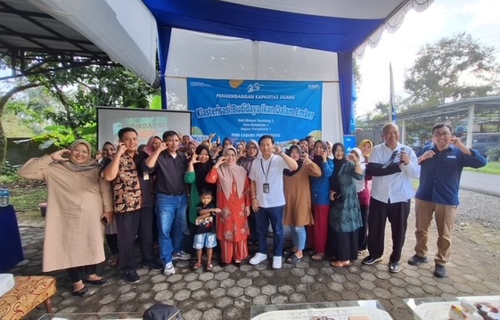 Jadi Program Klasterisasi Idaman, Nasabah PNM Ikuti Praktik Budidamber