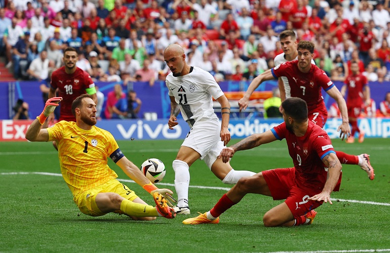 Hasil Euro 2024: Slovenia vs Serbia Masih Tanpa Gol di Babak Pertama