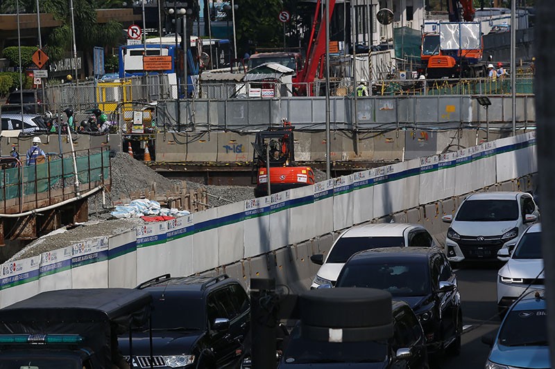 Ada Proyek MRT Jakarta, Rekayasa Lalin Diterapkan di Harmoni hingga September 2026