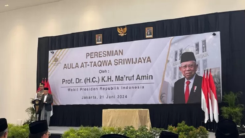 Wapres Berharap Aula Masjid At-Taqwa Sriwijaya Jaksel Bermanfaat bagi Umat