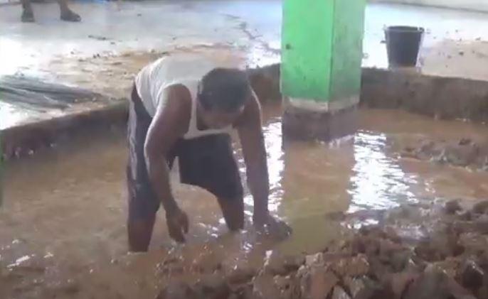 Heboh Mata Air Muncul di Bawah Masjid Bukit Bilang Muarojambi
