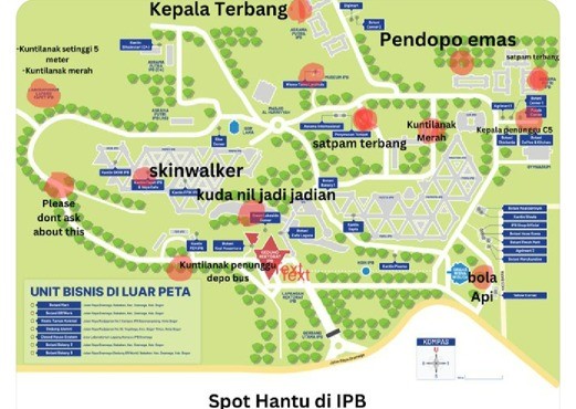 Viral Spot Berhantu di Kampus IPB Dramaga Bogor, Mitos atau Fakta?