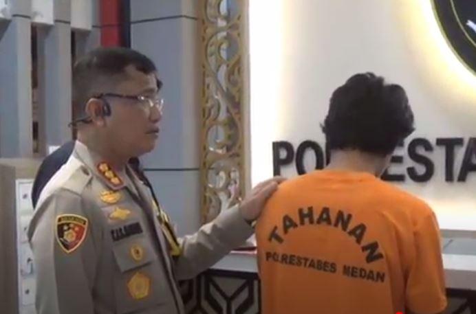 Polisi Tangkap Jukir Viral di Medan Main Judi Online Pakai Mesin e-Parking