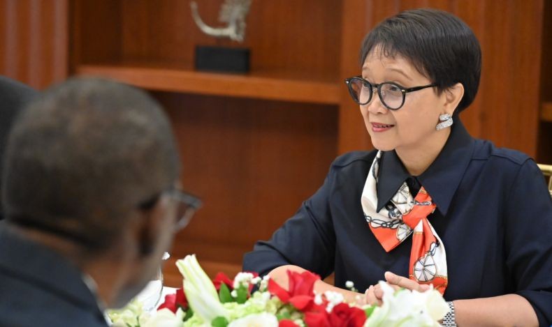 Menlu Retno Marsudi Tegaskan Indonesia Dukung Gencatan Senjata Segera dan Permanen di Gaza