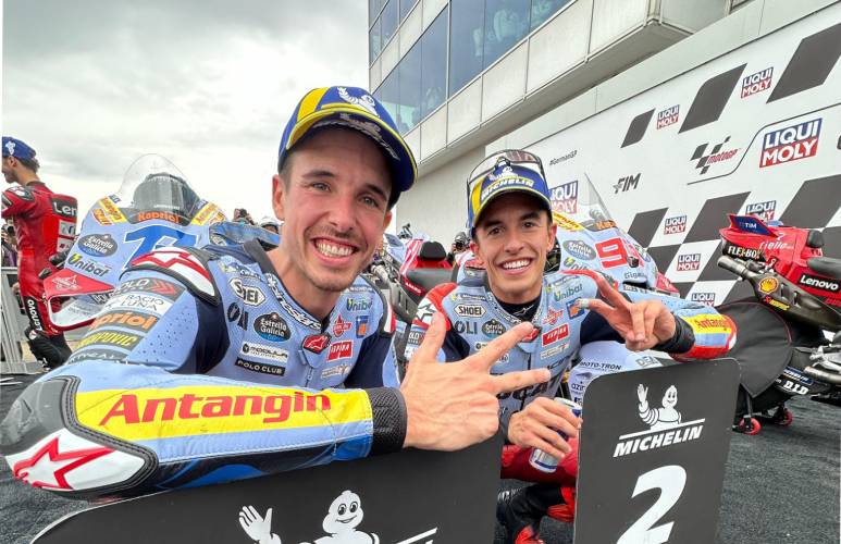Naik Podium Bareng, Marquez Bersaudara Ukir Sejarah di MotoGP Jerman 2024