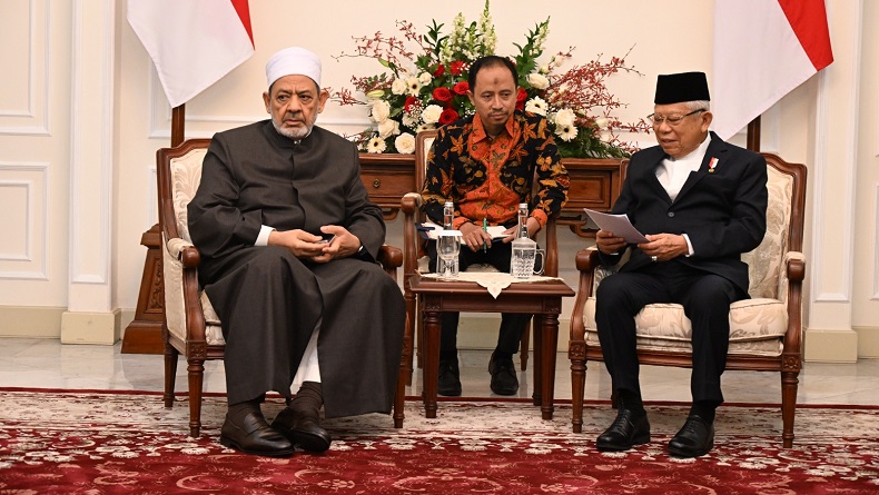 Wapres Bertemu Grand Syekh Al Azhar, Sepakat Lawan Islamofobia