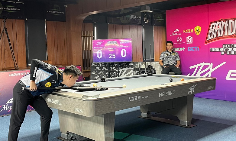Duel Pebiliar Top Jeff De Luna Vs Alvin Anggito di Bandung Open Tournament Championship, Live RCTI+ dan Vision+