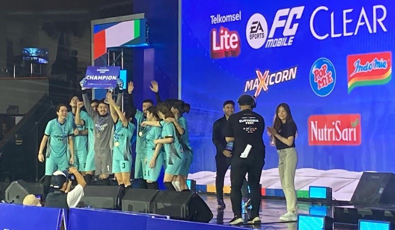 Tim Plus Juara Celebrity Mini Soccer di Euphoria Fest 2024 