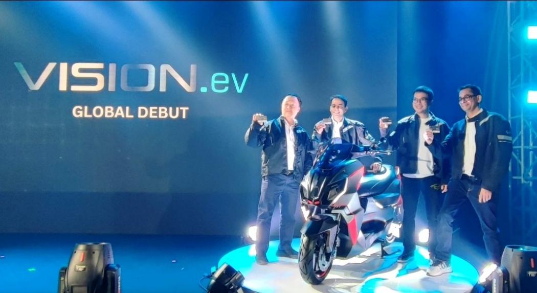 Imoto Luncurkan Motor Konsep Vision ev, Charging Baterai Cuma 30 Menit