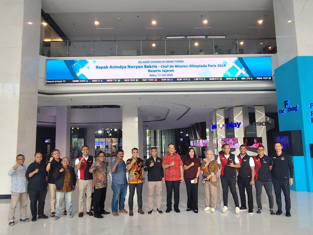 Tim Olimpiade Indonesia Gandeng iNews Media Group Gaungkan Perjuangan Atlet di Paris 2024