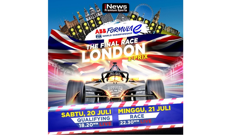 Mitch Evans Dkk Siap Taklukkan Formula E London, Saksikan 20 dan 21 Juli Live di iNews