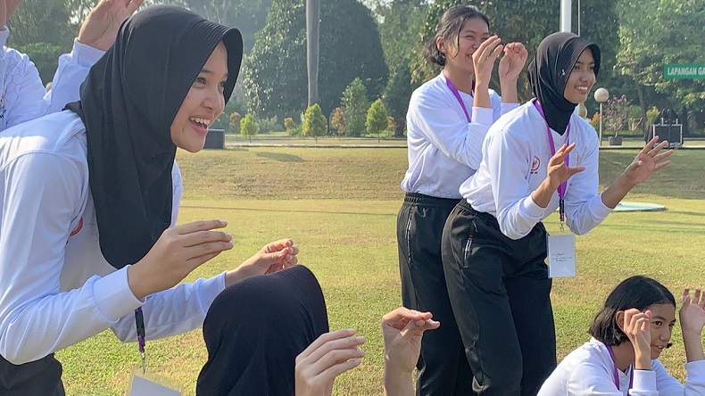Momen 76 Paskibraka Ikut Outbound, Latih Kekompakan jelang HUT ke-79 RI