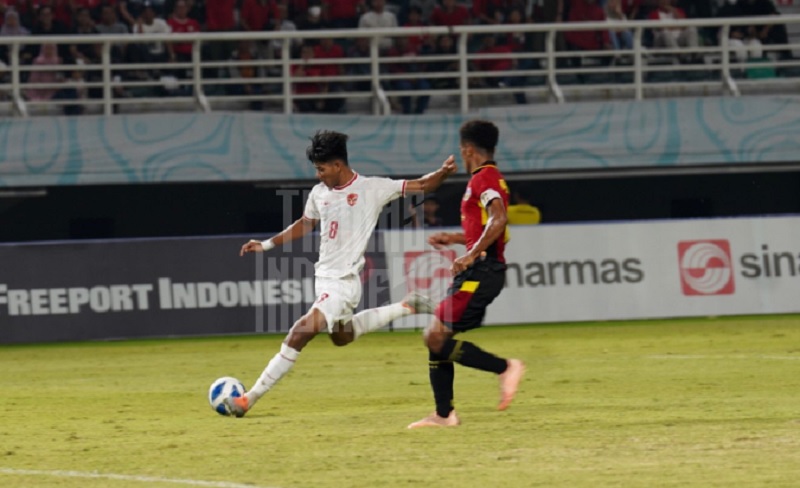 Hasil Timnas Indonesia U-20 Vs Timor Leste: Riski Afrisal Bawa Garuda Nusantara Menjauh 2-0