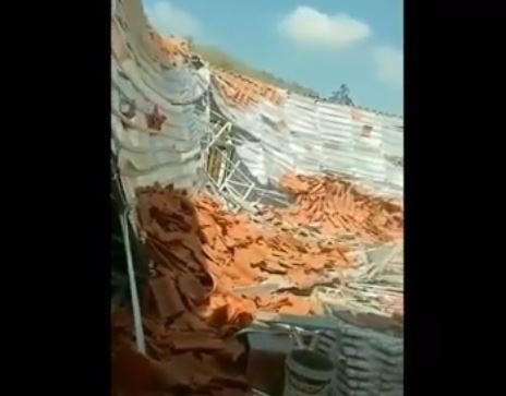 Atap Bangunan SMA Taruna Nusantara Malang Baru Dibangun Ambruk, 5 Orang Luka