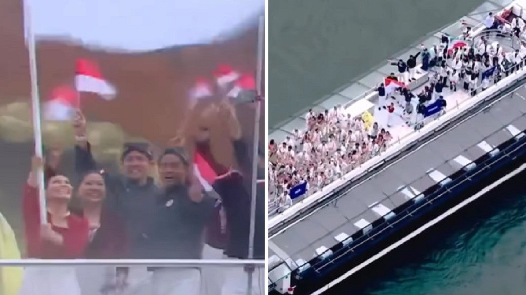 Pesona Kontingen Indonesia saat Ikut Defile Olimpiade Paris 2024, Pakai Baju Tradisonal Dibalut Sentuhan Modern