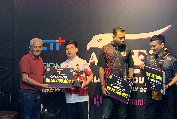 Andri Januarta Juara Aileex 9 Ball Open Tournament 2024