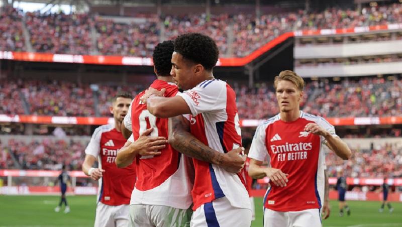 Hasil Uji Coba: Comeback! Arsenal Kalahkan Manchester United