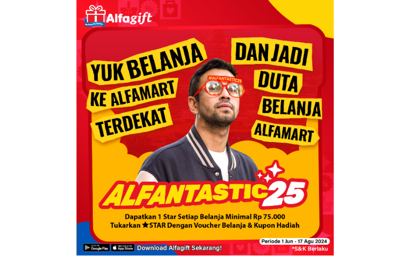 Yuk Jadi Duta Belanja Alfamart bersama Raffi Ahmad, Catat Syarat dan Ketentuannya! 