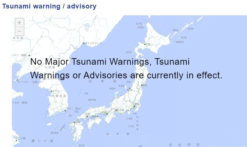 Gempa M7,1 Guncang Jepang, Peringatan Tsunami Diperbarui