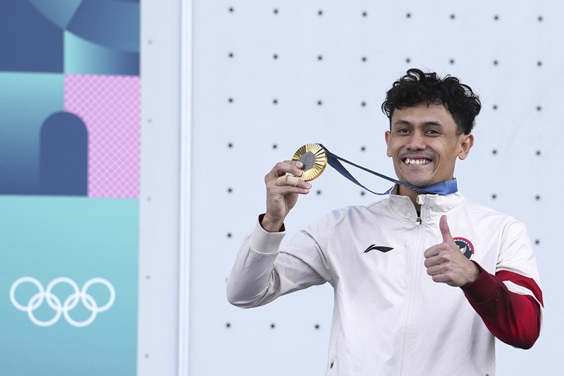 Veddriq Leonardo Wujudkan Mimpi Masa Kecil dengan Raih Emas Olimpiade Paris 2024