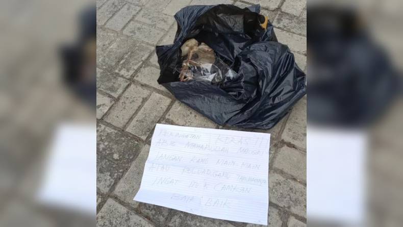 Heboh Kantor KPU Jakut Diteror OTK Pakai Bangkai Ayam Disertai Surat Ancaman