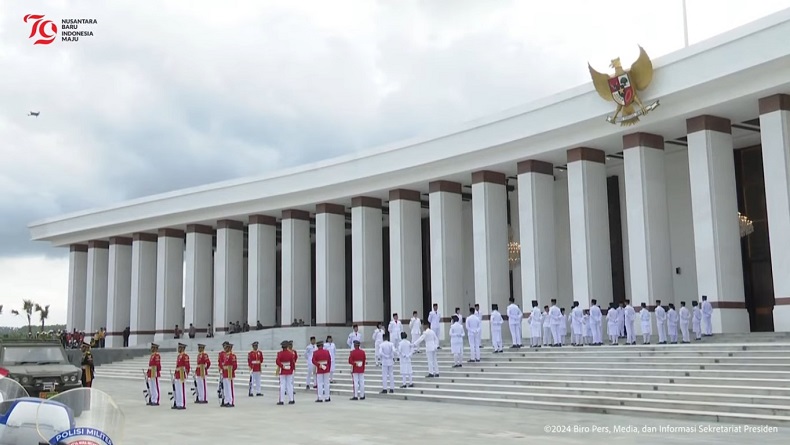 Bendera Merah Putih Sukses Dibawa ke IKN, Istana: Keberhasilan Kita Semua