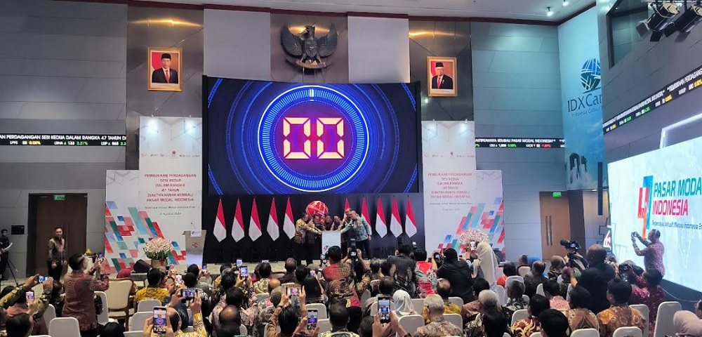 HUT ke-47 Pasar Modal Indonesia, Jumlah Investor Tembus 13,45 Juta