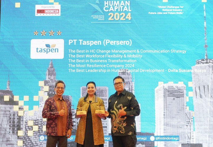 Buktikan SDM Unggul, TASPEN Raih 5 Penghargaan di Ajang HCREA 2024