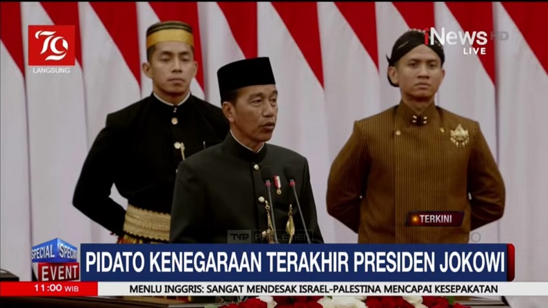 Jokowi Pidato di Sidang Tahunan MPR, Ucap Terima Kasih Diberi Amanah Pimpin RI 10 Tahun