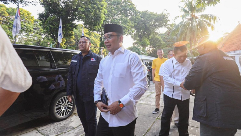 Angela Tanoesoedibjo Terima Kunjungan RK di Kantor DPP Partai Perindo