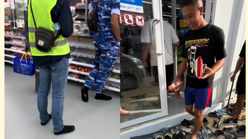 Viral Supermarket Unik di IKN, Pengunjung yang Belanja Harus Lepas Alas Kaki