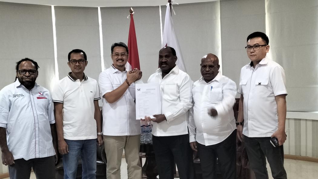 Willem Wandik-Aloysius Giyai Didukung Partai Perindo, Siap Menang di Pilkada Papua Tengah