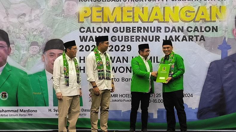 PPP Dukung RK-Suswono di Pilgub Jakarta, Berharap Sekdanya Orang Betawi