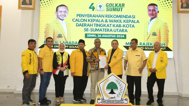 Daftar 17 Bakal Calon Kepala Daerah di Sumut yang Diusung Golkar