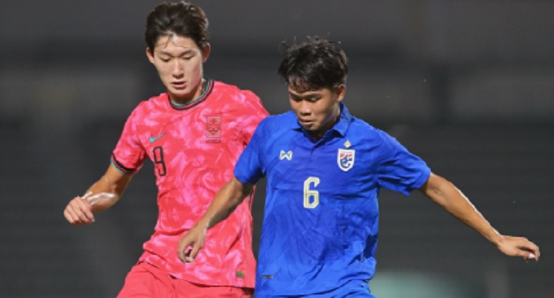 Tak Berkutik, Timnas Thailand U-20 Dibantai Korea Selatan di Seoul Earth On Us Cup 2024