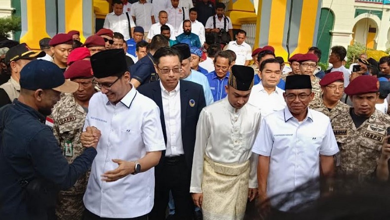 Pilkada Kota Medan, Rico-Zaki Terharu Didukung Sultan Deli