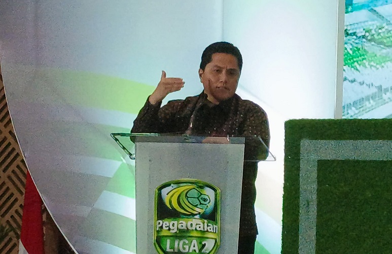 Erick Thohir Ingin Liga 2 Bersih dari Kecurangan: Main Sabun, Saya Sikat!