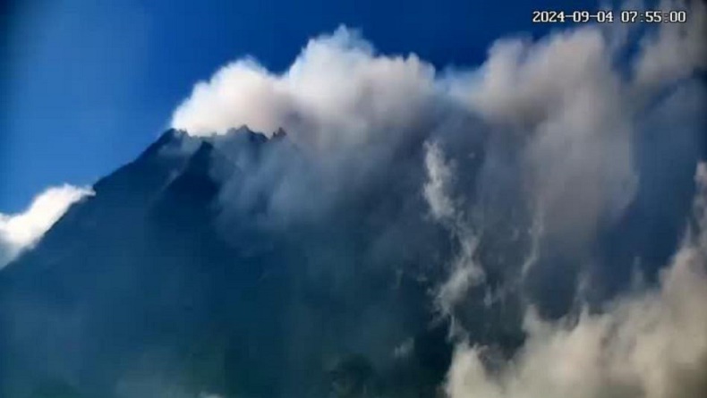 Gunung Merapi Erupsi Hari Ini, Luncurkan Wedus Gembel Sejauh 1,3 Km