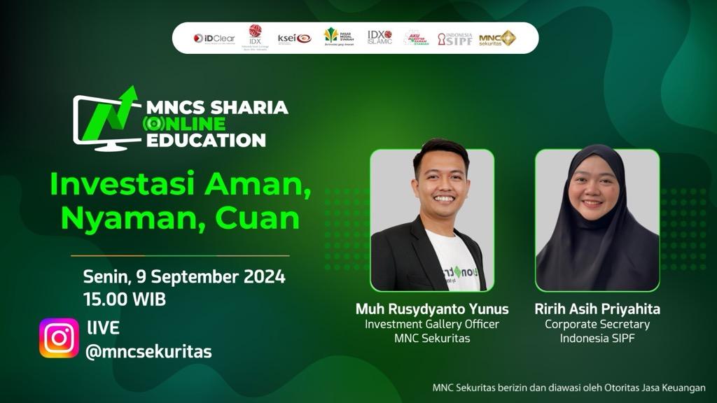Nonton IG Live MNC Sekuritas & Indonesia SIPF Sore Ini: Investasi Aman, Nyaman dan Cuan!