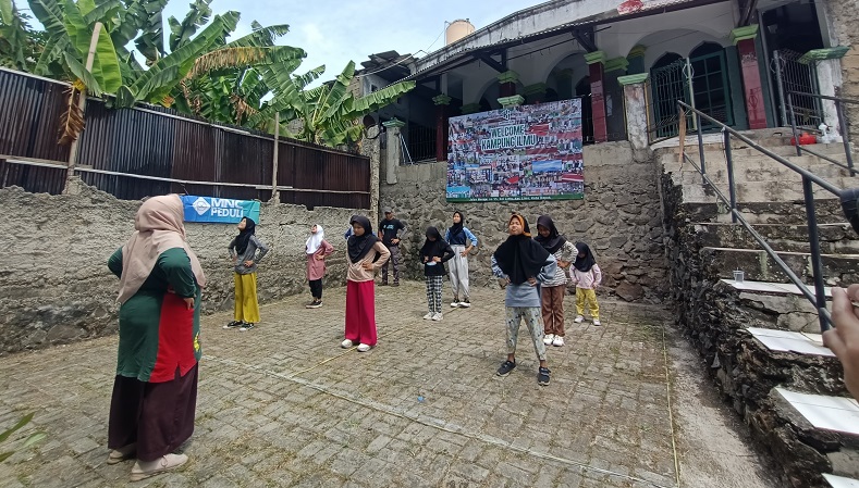 Anak Kampung Ilmu Depok Senang Belajar dan Bermain dengan MNC Peduli