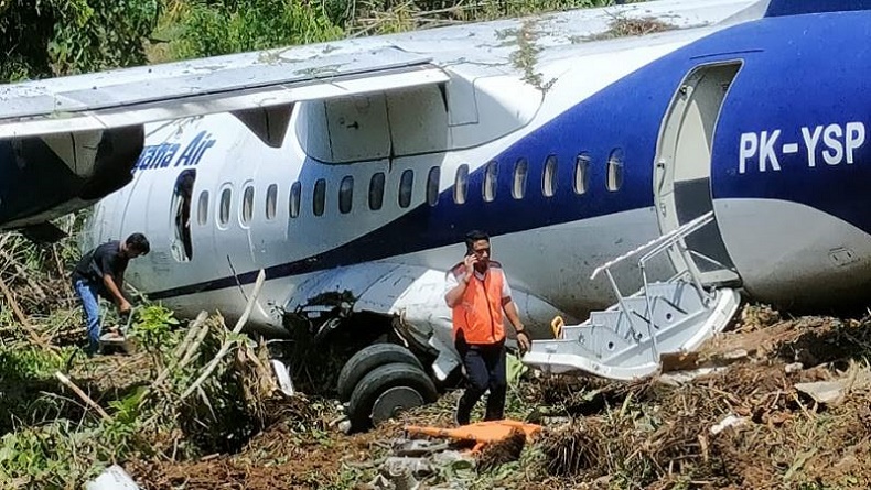 Pesawat Bawa Istri Pj Gubernur Papua Kecelakaan di Bandara Yapen, Tak Ada Korban Jiwa