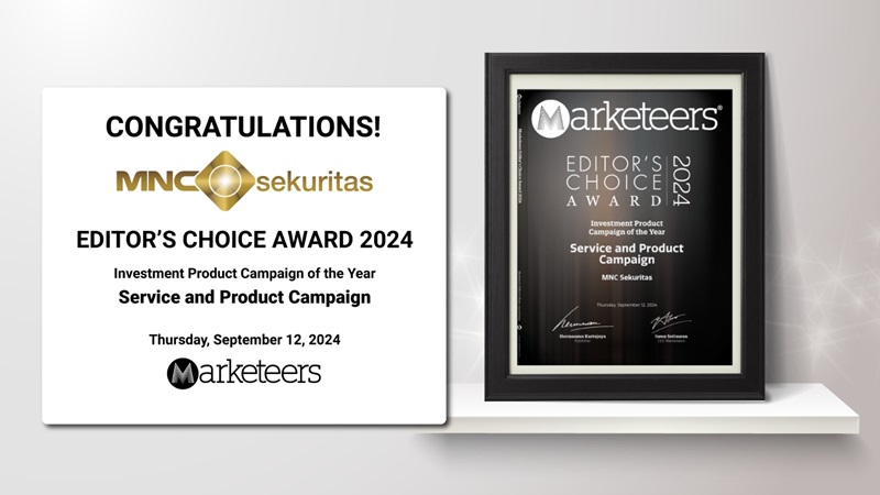 MNC Sekuritas Sabet Penghargaan Marketeers Editor’s Choice Award 2024