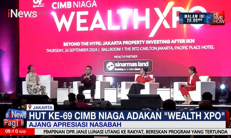 Peringati HUT ke-69 Tahun, CIMB Niaga Gelar Wealth Xpo 