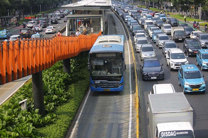 Viral Bus Transjakarta Kena Tilang ETLE saat Melaju di Busway, Ini Kata Polisi