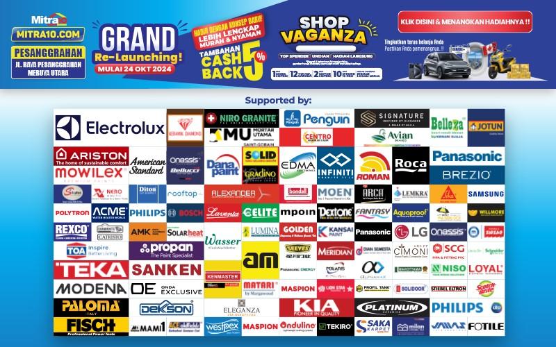 Mitra10 Pesanggrahan Gelar Grand Re-launching dengan Wajah Baru dan Promo Menarik