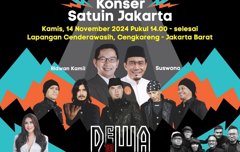 DEWA Siap Guncang Kampanye Akbar RIDO 14 November, Satukan Jakarta!