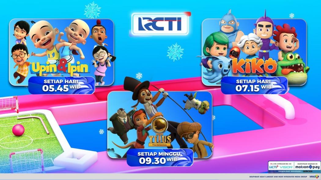 Tayangan Kartun Pilihan RCTI: Petualangan Seru Anak-Anak Akan Tersaji Setiap Hari
