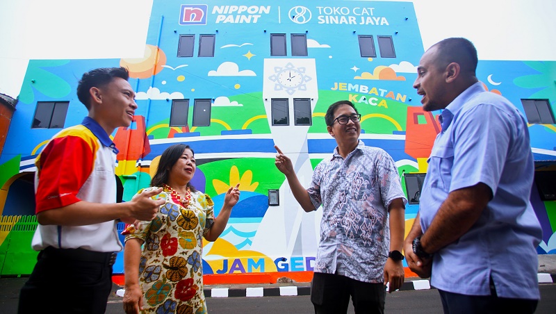 Nippon Paint #ColouringLives, Warnai Kehidupan Tepi Sungai Cisadane Jadi Lebih Menarik