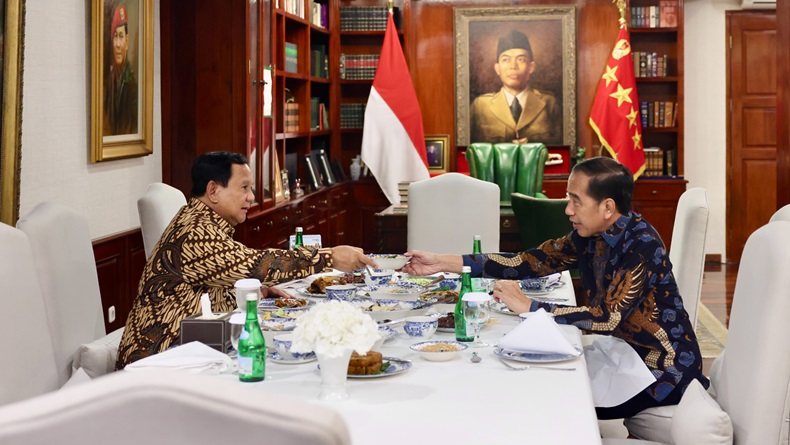 Jokowi Temui Prabowo di Kertanegara, Bicara 4 Mata selama 2 Jam