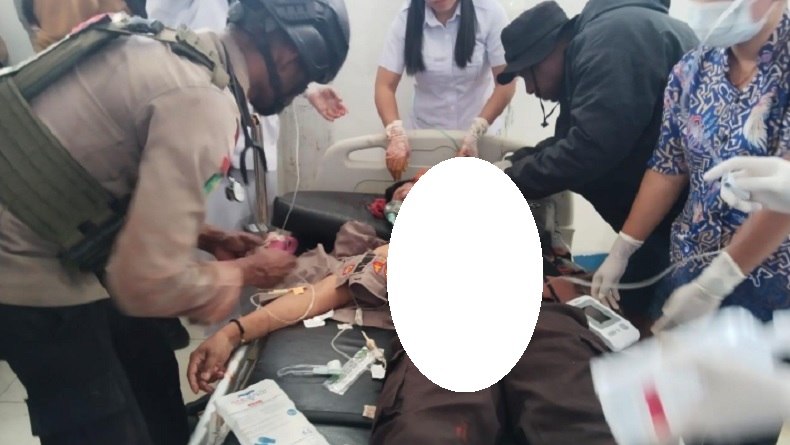 Breaking News: 3 Orang Diserang OTK, 2 Polisi Luka Bacok 1 Warga Luka Tembak